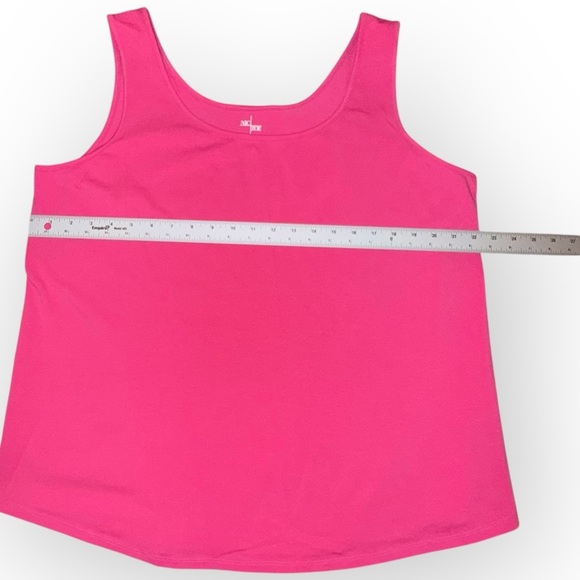 NWT NIC+ZOE Women's Shirt Tail Perfect Tank Plus 1X Watermelon Pink - Picture 7 of 13